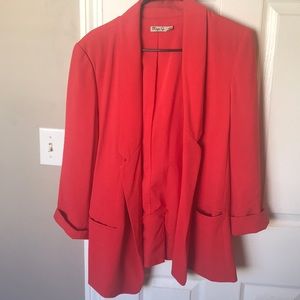 Eliza J orange blazer